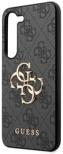 Guess GUHCSA354GMGGR A35 A356 juodos spalvos kietas dėklas 4G Big Metal Logo