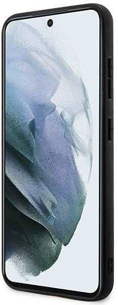 Guess GUHCSA354GMGGR A35 A356 juodos spalvos kietas dėklas 4G Big Metal Logo