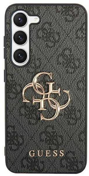 Guess GUHCSA354GMGGR A35 A356 juodos spalvos kietas dėklas 4G Big Metal Logo
