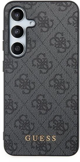 Guess GUOHCSA35G4GFGR A35 A356 juodos spalvos kietas dėklas 4G Metal Gold Logo