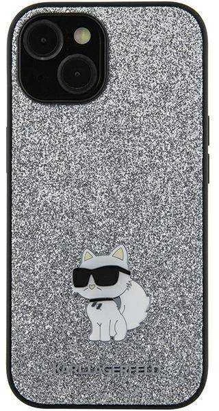 Karl Lagerfeld KLHCSA35GCNPSG A35 A356 sidabrinis kietas dėklas Fixed Glitter Ikonik Metal Pin