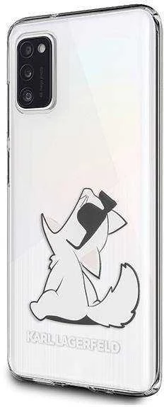Karl Lagerfeld KLHCA41CFNRC A41 A415 kietas dėklas skaidrus Choupette Fun