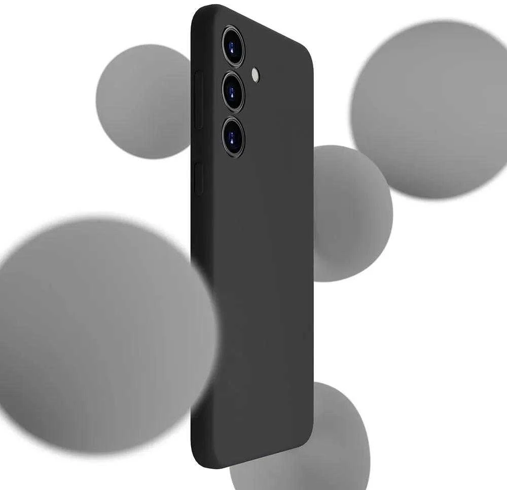 3MK Silicone Dėklas Samsung Galaxy A54 5G A546 juodos spalvos