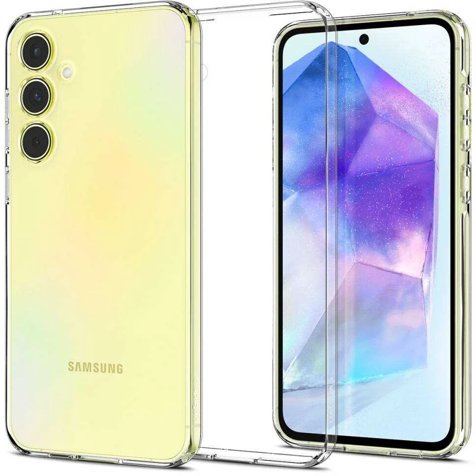 Spigen Liquid Crystal dėklas skirtas Samsung Galaxy A55 5G, spalva - Crystal Clear