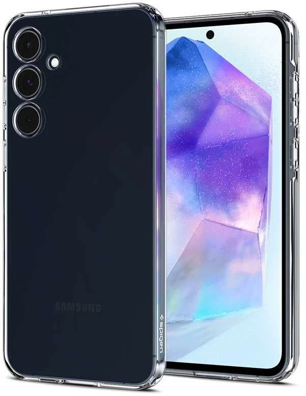 Spigen Liquid Crystal dėklas skirtas Samsung Galaxy A55 5G, spalva - Crystal Clear