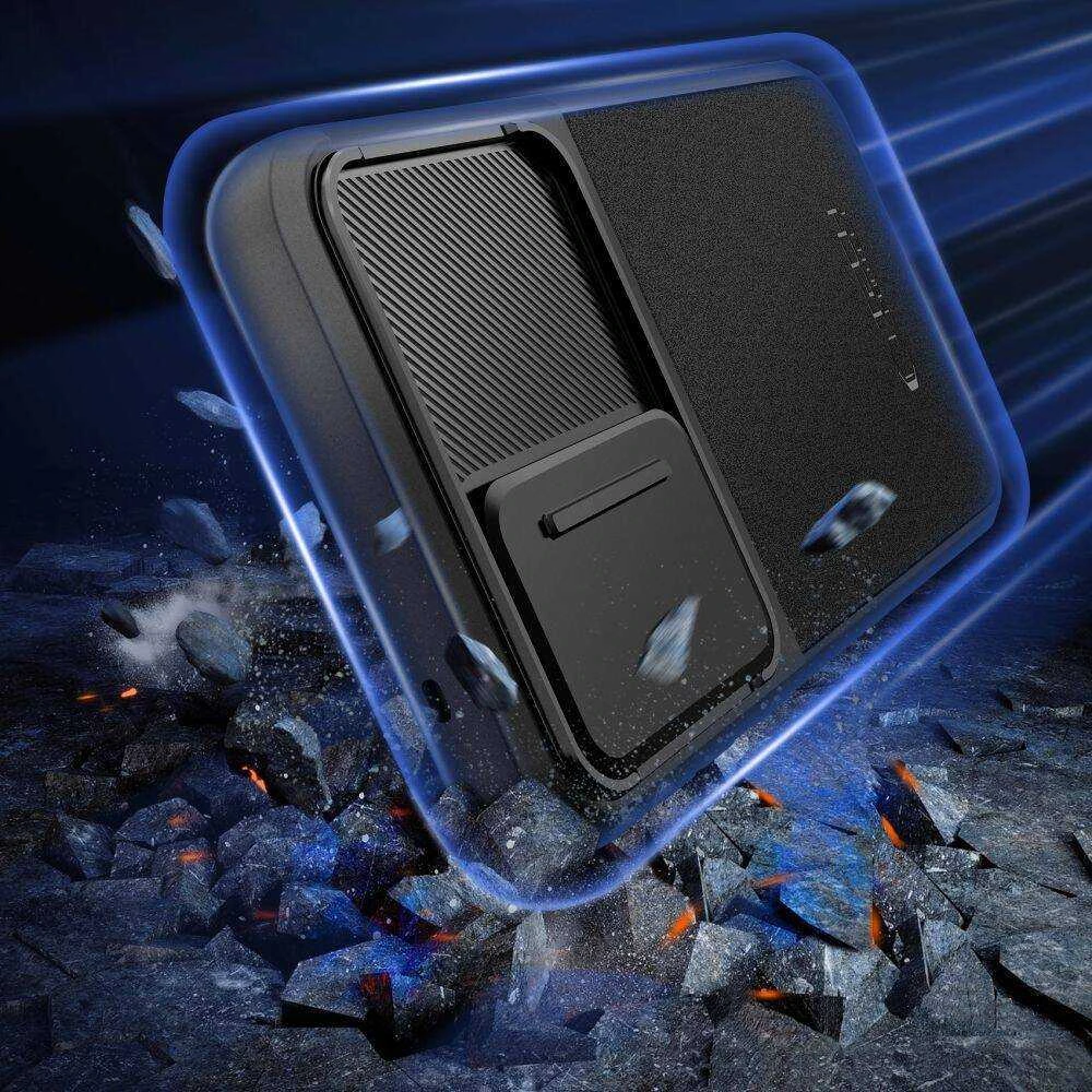 Samsung Galaxy A55 5G Tech-Protect Velar Cam+ dėklas telefonui juodos spalvos