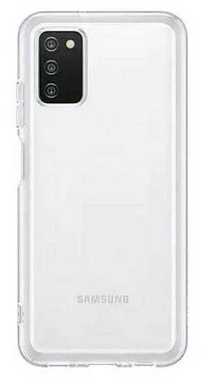 Apsauginis dėkliukas Samsung Galaxy A03s minkštas skaidrus dangtelis