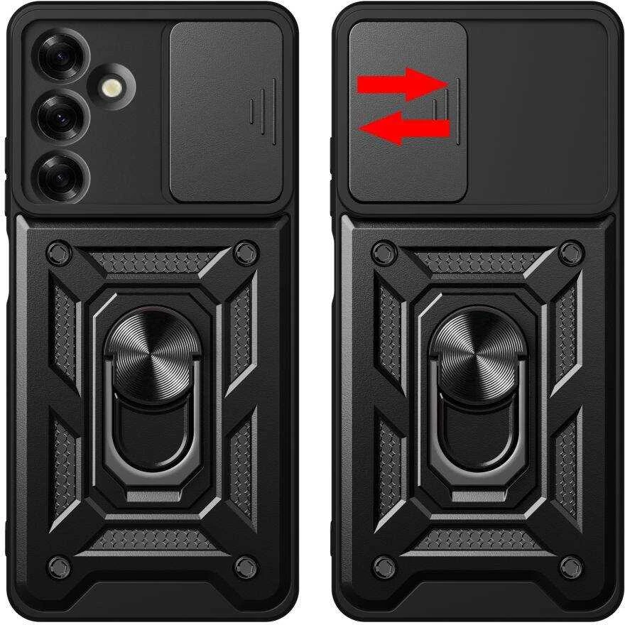 Tech-Protect CamShield Pro dėklas skirtas Samsung Galaxy M35 5G juodos spalvos