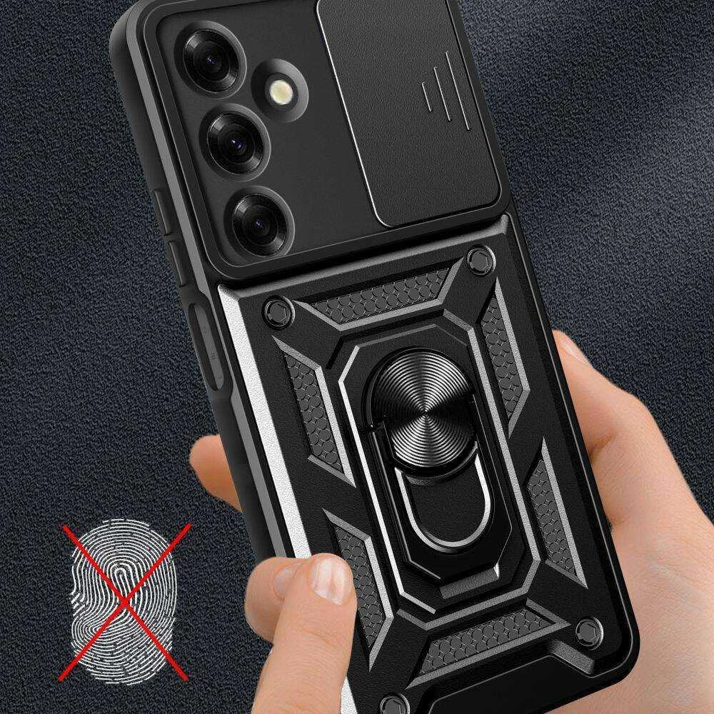 Tech-Protect CamShield Pro dėklas skirtas Samsung Galaxy M35 5G juodos spalvos