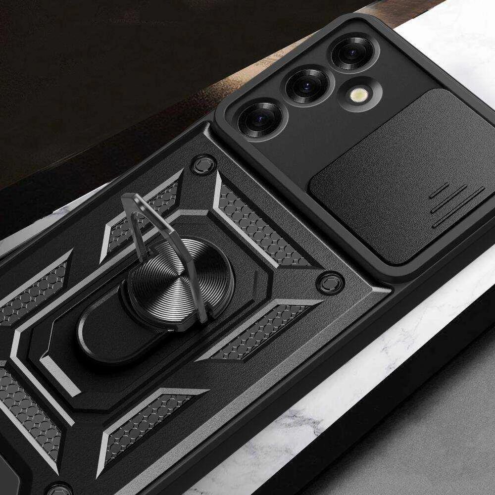 Tech-Protect CamShield Pro dėklas skirtas Samsung Galaxy M35 5G juodos spalvos