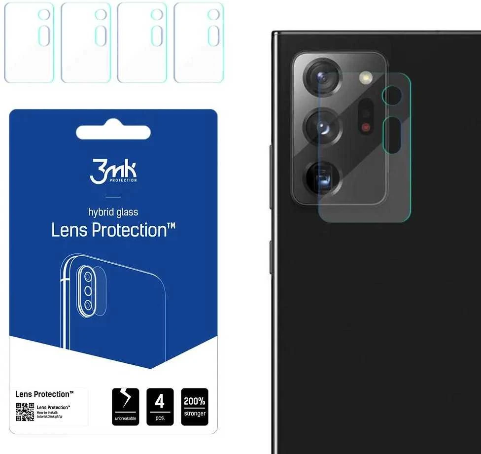 3MK objektyvo apsauga Samsung N986 Note 20 Ultra kameros objektyvo apsauga 4vnt