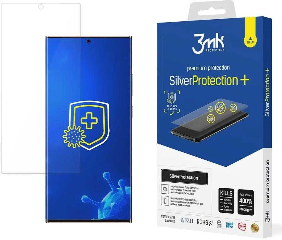 LCD apsauginė plėvelė 3MK Sidabrinis Protection Samsung N985 Note 20 Ultra