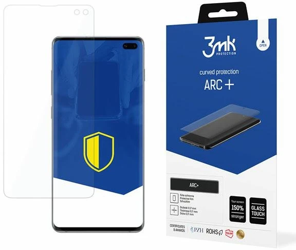 3MK apsauginė plėvelė ARC+ FS Sam G975 S10 Plus plėvelė per visą ekraną