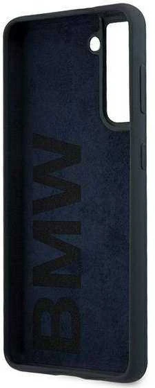 BMW BMHCS21MSILNA S21+ G996 navy kietas dėklas Silicone Signature