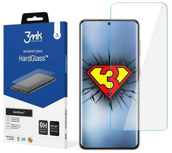 LCD apsauginis stikliukas 3mk Hard Glass Samsung G990 S21 FE 5G
