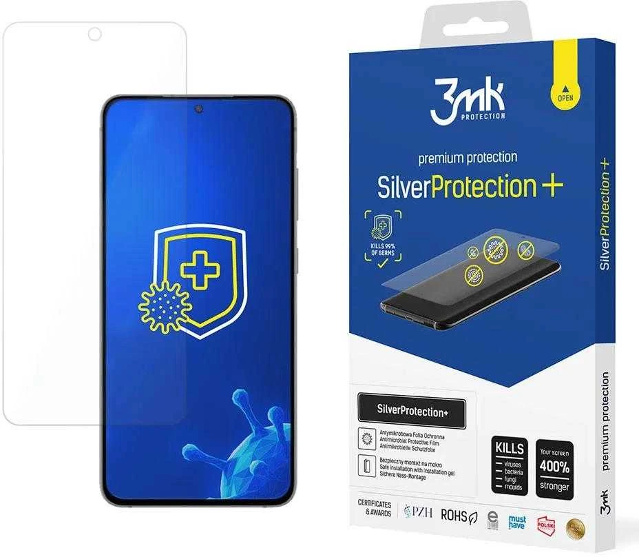 LCD apsauginė plėvelė 3mk Sidabrinis Protection+ Samsung G990 S21 FE 5G