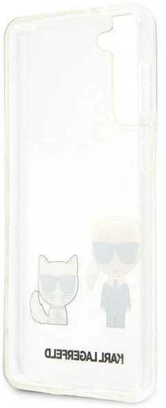 Karl Lagerfeld KLHCS21MCKTR S21+ G996kietas dėklas skaidrus Karl & Choupette