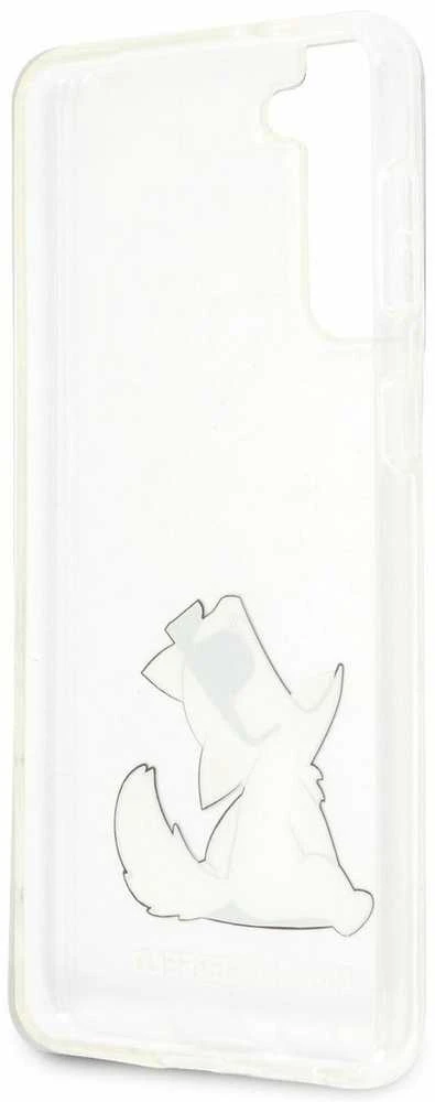 Karl Lagerfeld KLHCS21MCFNRC S21+ G996kietas dėklas skaidrus Choupette Fun