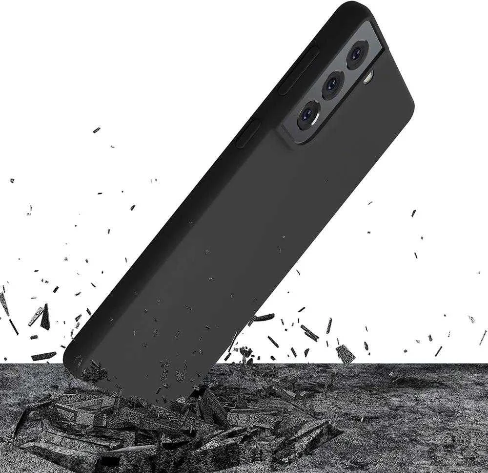 3MK Silicone Dėklas Samsung Galaxy S22 5G S901 juodos spalvos