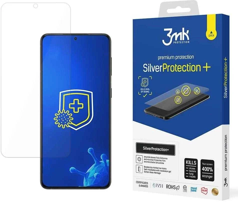LCD apsauginė plėvelė 3mk Sidabrinis Protection+ Samsung S901 S22 5G