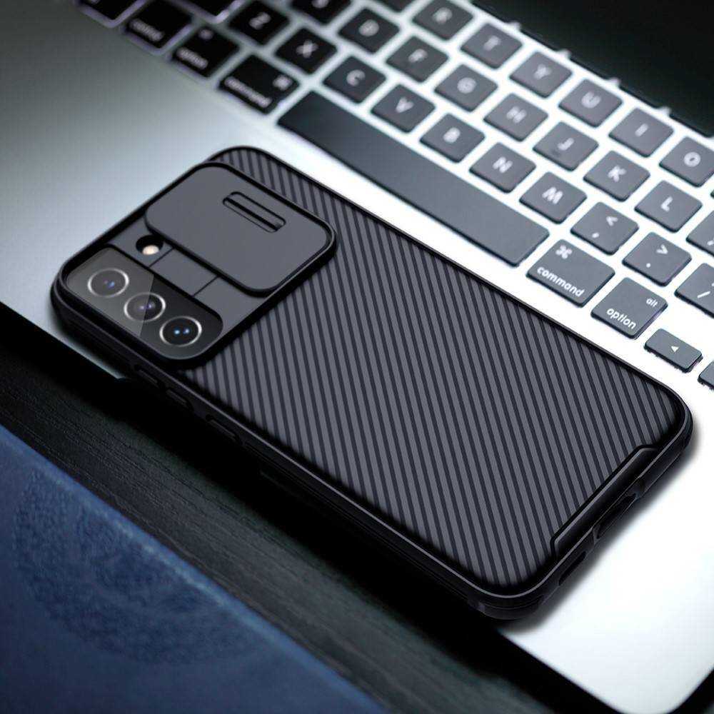 Nillkin CamShield Pro dėklas, skirtas SAMSUNG S22 (juodas)