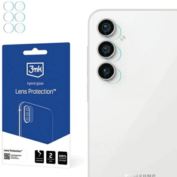 3MK objektyvo apsauga Samsung S23 FECamera objektyvo apsauga 4 vnt.