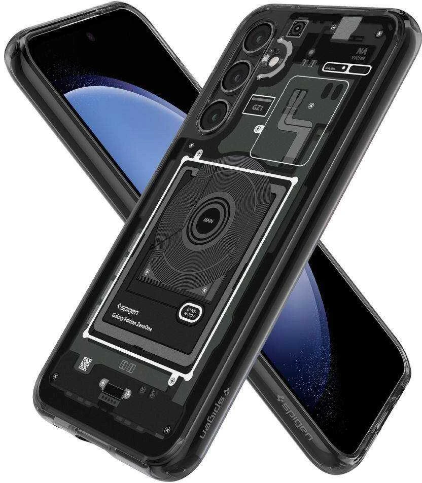 Dėklas Samsung Galaxy S23 FE Spigen Ultra Hybrid Crystal Zero One