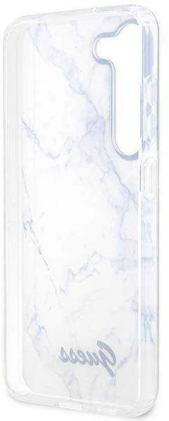 Guess GUHCS23SPCUMAH S23 S911 baltos spalvos kietas dėklas Marble