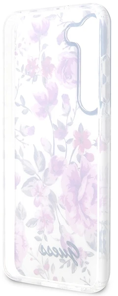 Guess GUHCS23SHCFWST S23 S911 baltos spalvos kietas dėklas Flower Collection