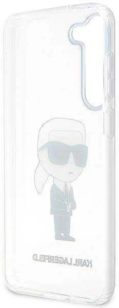 Karl Lagerfeld KLHCS23MHNIKTCT S23+ S916skaidrus kietas dėklas Ikonik Karl Lagerfeld