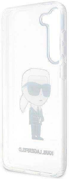 Karl Lagerfeld dėklas, skirtas Samsung Galaxy S23 KLHCS23SHNIKTCT permatomas HC IML NFT Ikonik