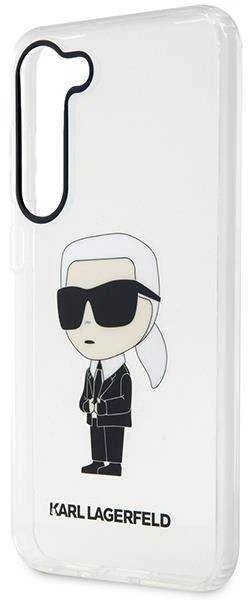 Karl Lagerfeld KLHCS23MHNIKTCT S23+ S916skaidrus kietas dėklas Ikonik Karl Lagerfeld