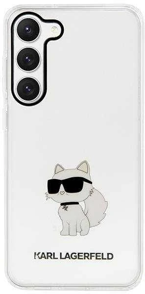 Karl Lagerfeld KLHCS23SHNCHTCT S23 S911 skaidrus kietas dėklas Ikonik Choupette