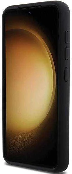 Dėklas Karl Lagerfeld KLHCS23SSMHKNPK S23 S911 juodos spalvos Silicone Ikonik Metal Pin