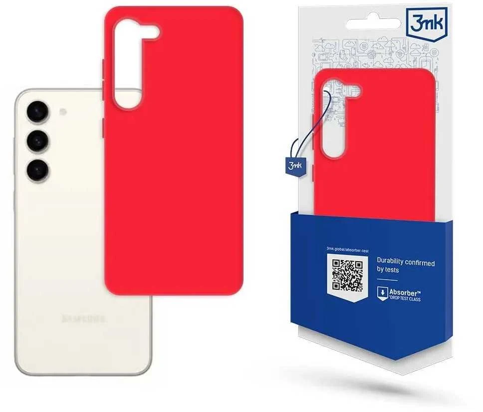 Dėklas 3mk Matt Case Samsung S916 S23 Plus 5G raudonas