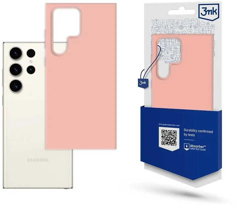 Dėklas 3mk Matt Case Samsung S918 S23 Ultra 5G rožinis