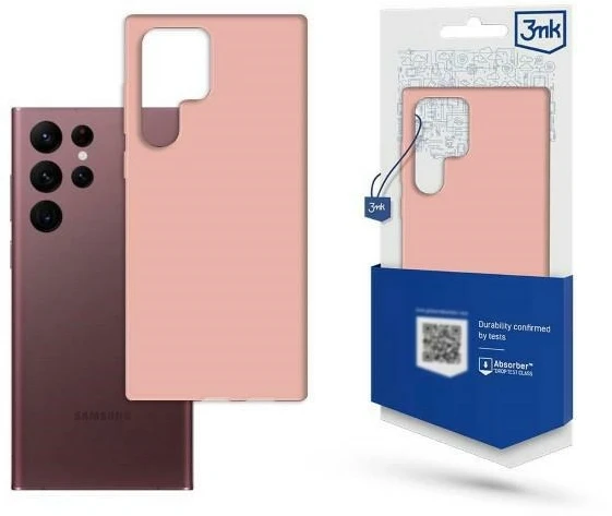 Dėklas 3mk Matt Case Samsung S918 S23 Ultra 5G rožinis