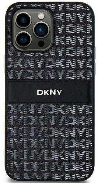 Samsung Galaxy S24 DKNY Odinis Dėklas Mono Stripe & Metal Logo (DKHCS24SPRTHSLK) juodos spalvos
