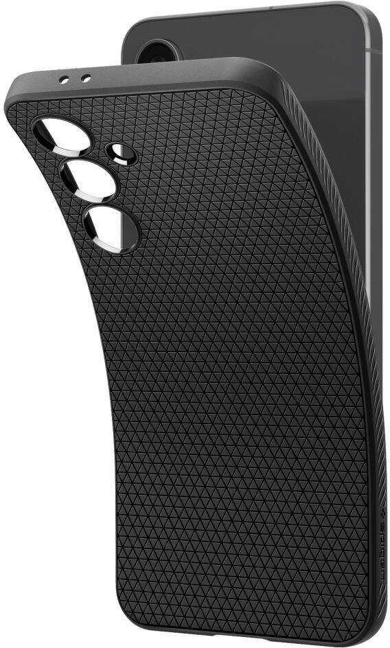 Samsung Galaxy S24 FE Spigen Liquid Air Matte Matte dėklas telefonui juodos spalvos
