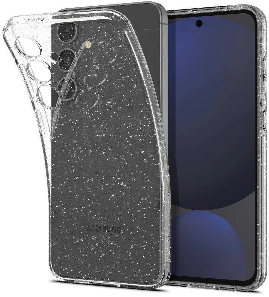 Dėklas Spigen Liquid Crystal Glitter, crystal quartz – Samsung Galaxy S24 FE