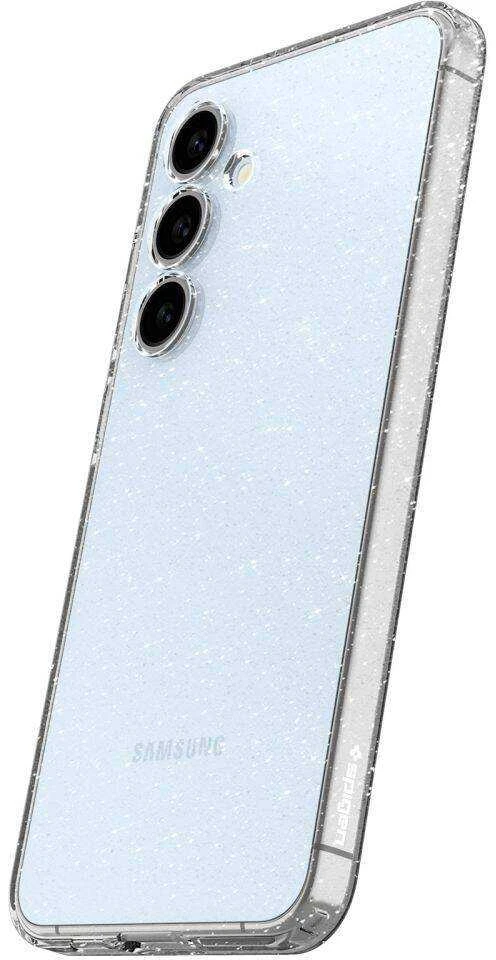 Dėklas Spigen Liquid Crystal Glitter, crystal quartz – Samsung Galaxy S24 FE