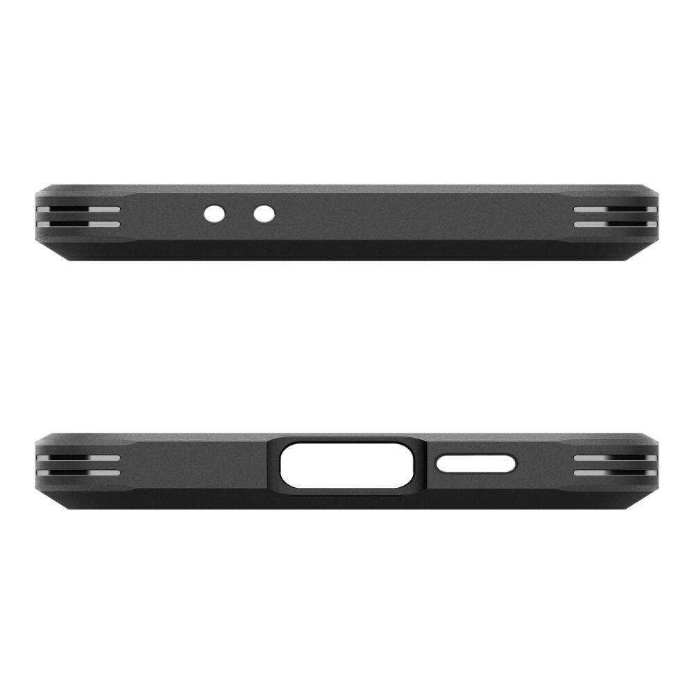 Spigen Tough Armor – dėklas skirtas Samsung Galaxy S24 FE Juodas