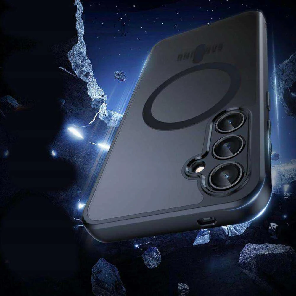 Samsung Galaxy S24 FE Tech-Protect Magmat MagSafe dėklas jūsų telefonui juodos spalvos