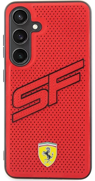 Ferrari FEHCS24SPINR S24 S921 red kietas dėklas Big SF Perforated