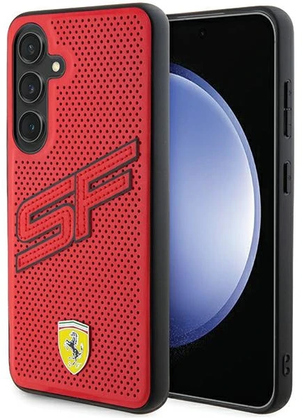 Ferrari FEHCS24SPINR S24 S921 red kietas dėklas Big SF Perforated