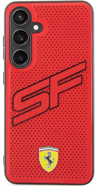 Ferrari FEHCS24MPINR S24+ S926 red kietas dėklas Big SF Perforated
