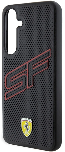 Ferrari FEHCS24MPINK S24+ S926 juodos spalvos kietas dėklas Big SF Perforated