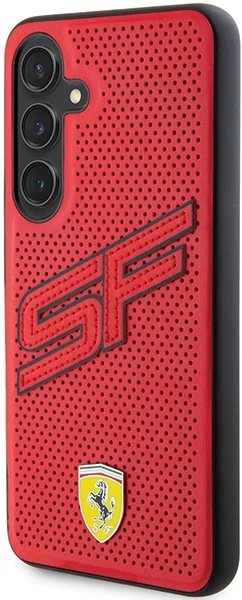 Ferrari FEHCS24MPINR S24+ S926 red kietas dėklas Big SF Perforated