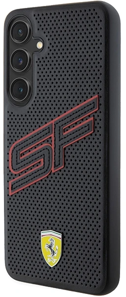 Ferrari FEHCS24MPINK S24+ S926 juodos spalvos kietas dėklas Big SF Perforated