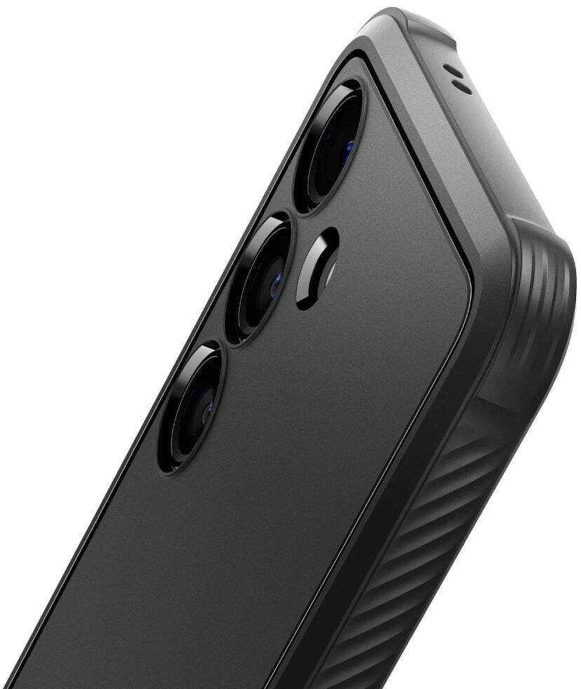 Samsung Galaxy S24 Spigen Rugged Armor Matte dėklas telefonui juodos spalvos